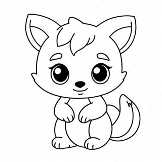 Chibi Animal Coloring Page 13568-11246