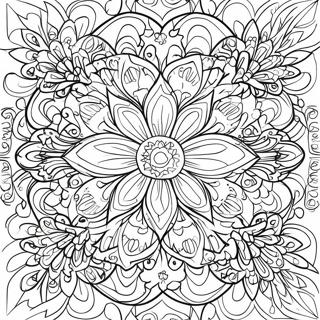 Kaleidoscope Coloring Page 13588-11264