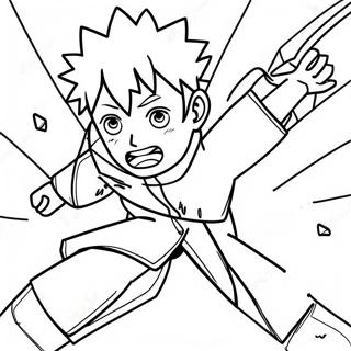 Boruto In Action Coloring Page 13599-11273