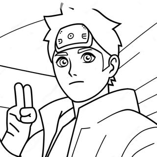 Boruto In Action Coloring Page 13599-11274