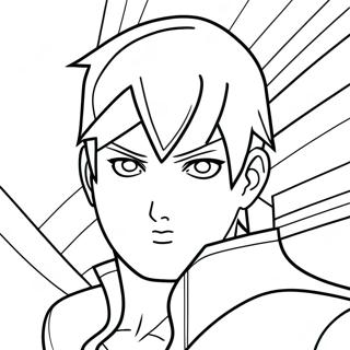 Boruto In Action Coloring Page 13599-11275