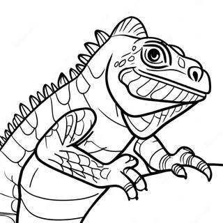 Iguana Coloring Page 13608-11279