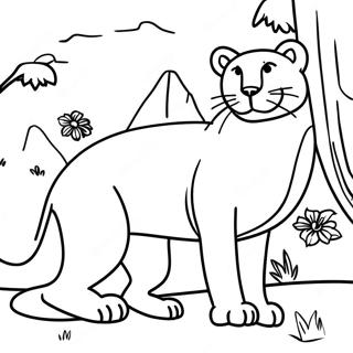 Cougar Coloring Page 13628-11295