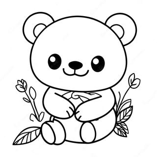 Rilakkuma Coloring Page 13658-11318