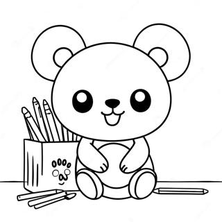 Rilakkuma Coloring Page 13658-11319