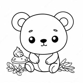 Rilakkuma Coloring Page 13658-11320