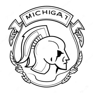 Michigan Football Coloring Pages