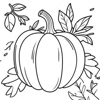 Fall Pumpkin Coloring Page 13708-11358