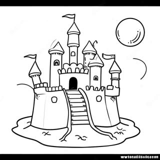 Sand Castle Coloring Page 13718-11368