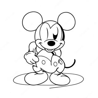 Mickey Mouse Valentine S Day Coloring Page 13738-11384