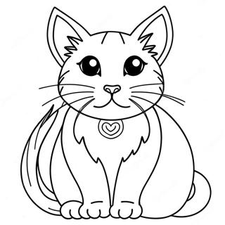 Black Cat Coloring Page 13768-11407