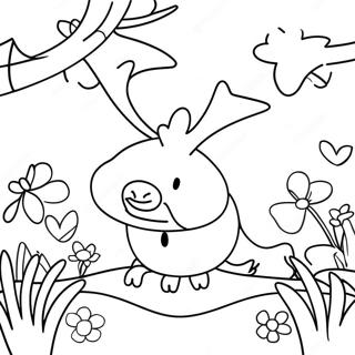 First Day Of Spring Coloring Page 13798-11431