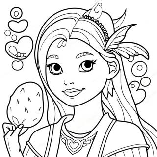 Mira With Magical Creatures Coloring Page 13849-11476