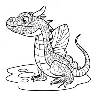 Water Dragon Coloring Page 13858-11479