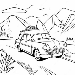 Road Trip Adventure Coloring Page 13868-11486