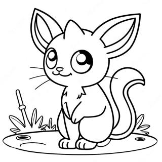 Umbreon Coloring Page 13878-11495