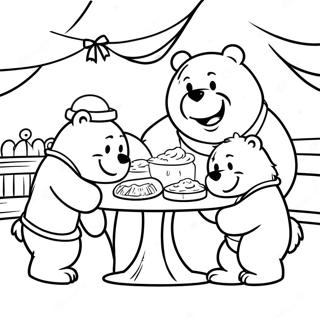 Goldilocks And The Three Bears Coloring Pages