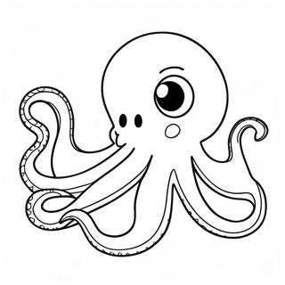 Octopus Coloring Page 1391-1110