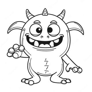 Greed Monster Coloring Page 13999-11601