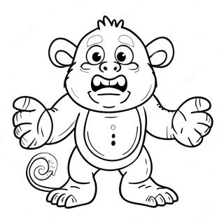 Greed Monster Coloring Page 13999-11602