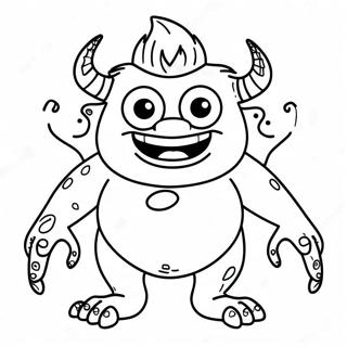 Greed Monster Coloring Page 13999-11603