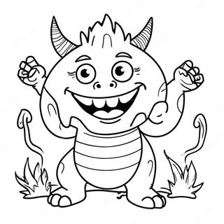 Greed Monster Coloring Page 13999-11604