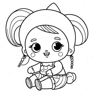 Cute Baby Lol Dolls Coloring Page 14019-11620