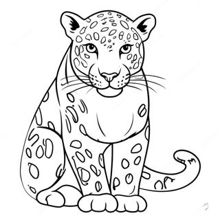 Leopard Coloring Page 1401-1119