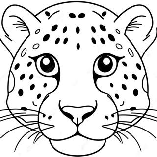 Leopard Coloring Page 1401-1120