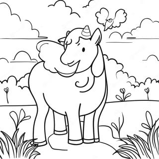 Psalm 23 Inspirational Coloring Page 14048-11638