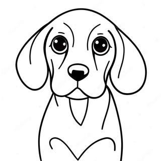 Beagle Coloring Page 14078-11664