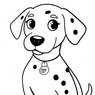 Dalmatian Puppy Coloring Page 14088-11670