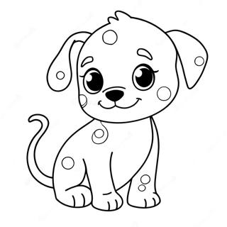 Dalmatian Puppy Coloring Page 14088-11671