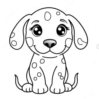 Dalmatian Puppy Coloring Page 14088-11672