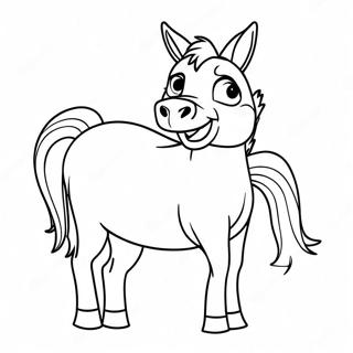 Donkey Coloring Page 14108-11686