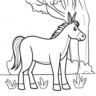 Donkey Coloring Page 14108-11688