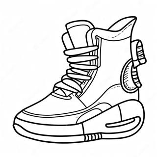 Yeezy Shoe Coloring Page 14199-11752