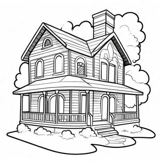 House Coloring Pages