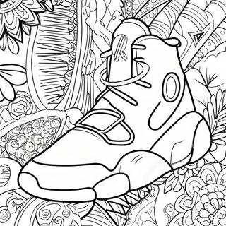 Yeezy Sneaker Design Coloring Page 14200-11753