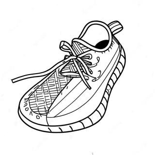 Yeezy Sneaker Design Coloring Page 14200-11756