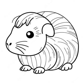 Guinea Pig Coloring Page 1421-1134