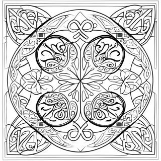 Celtic Knot Coloring Page 14279-11814