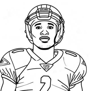 Stefon Diggs Coloring Page 14289-11823