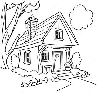 Cozy Cottage Coloring Page 142-120