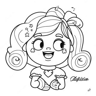 Sparkling Rainbow Brite Coloring Page 14310-11843