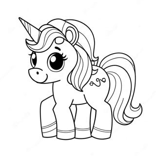 Adorable Cute Unicorn Coloring Page 14319-11847