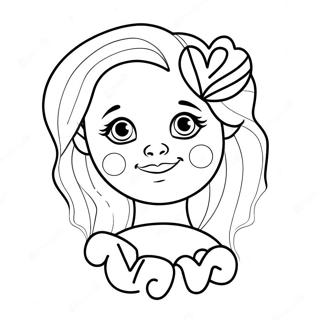 I Love Mom Coloring Page 1431-1143