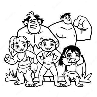 Croods Family Adventure Coloring Page 14349-11871