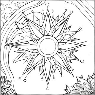 Bright Star Constellation Coloring Page 14370-11889