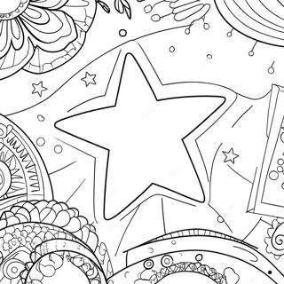 Bright Star Constellation Coloring Page 14370-11891